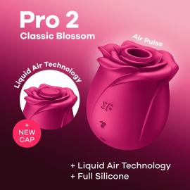Вакуумный клиторальный стимулятор Satisfyer Pro 2 Classic Blossom - 6