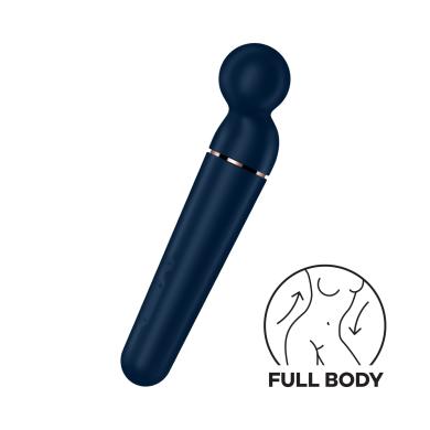 Вібромасажер Satisfyer Planet Wand-er Blue/Rosegold