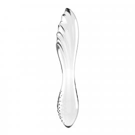 Двосторонній скляний ділдо Satisfyer Dazzling Crystal 1 Transparent - 2