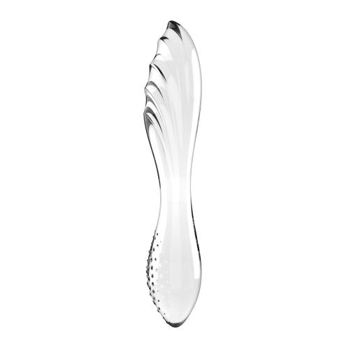 Двосторонній скляний ділдо Satisfyer Dazzling Crystal 1 Transparent