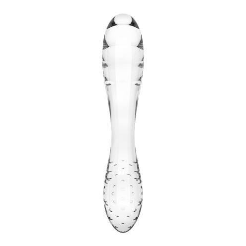 Двосторонній скляний ділдо Satisfyer Dazzling Crystal 1 Transparent