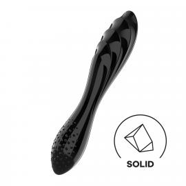Двосторонній скляний ділдо Satisfyer Dazzling Crystal 1 Black - 1