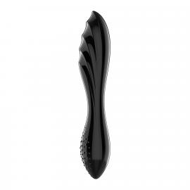 Двосторонній скляний ділдо Satisfyer Dazzling Crystal 1 Black - 2