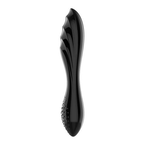 Двусторонний стеклянный дилдо Satisfyer Dazzling Crystal 1 Black