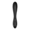 Двусторонний стеклянный дилдо Satisfyer Dazzling Crystal 1 Black