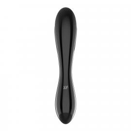Двосторонній скляний ділдо Satisfyer Dazzling Crystal 1 Black - 3