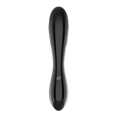 Двусторонний стеклянный дилдо Satisfyer Dazzling Crystal 1 Black