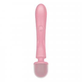 Вібратор-кролик із вібромасажером Satisfyer Triple Lover Pink - 5
