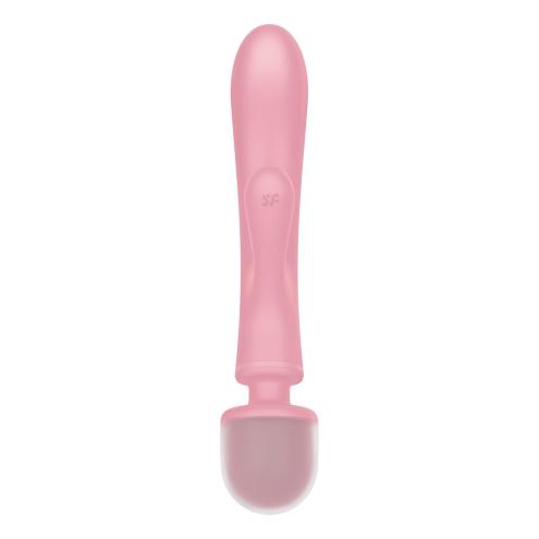 Вибратор-кролик с вибромассажером Satisfyer Triple Lover Pink