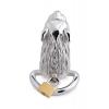 Клетка для пениса Master Series: Tiger King Cock Cage With Lock, три кольца, замок, три ключа