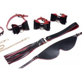 Набор БДСМ с дорожной сумкой Master Series: Bow — Luxury BDSM Set With Travel Bag, 11 предметов - 9