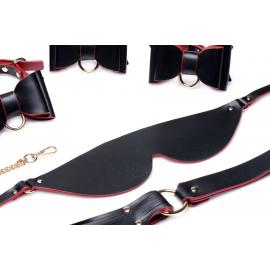 Набор БДСМ с дорожной сумкой Master Series: Bow — Luxury BDSM Set With Travel Bag, 11 предметов - 6