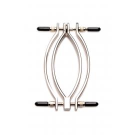 Зажим для половых губ Master Series: Pussy Tugger Adjustable Vagina Clamp with Chain - 4
