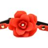 Силиконовый кляп с розой Master Series: Blossom Silicone Rose Gag – Red