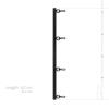 Фіксатор для рук та ніг Bedroom Fantasies Spreader Bar Lightweight Restraint Bar - Black