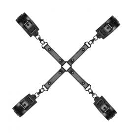 Фиксатор для рук и ног Bedroom Fantasies Hogtie & Cuffs Set 4-Way Restrant Set - 6