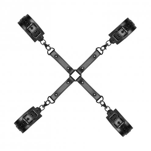 Фіксатор для рук та ніг Bedroom Fantasies Hogtie & Cuffs Set 4-Way Restrant Set