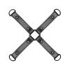 Хрестовина Bedroom Fantasies Hogtie 4 - Way Restraint Cross - Black