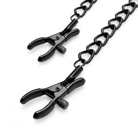Зажимы для сосков Bedroom Fantasies Nipple Clamps with Chain - Black - 4