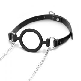 Зажимы для сосков с кляпом Bedroom Fantasies Nipple Clamps & Silicone Gag Ring - 2