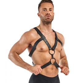 Портупея Bedroom Fantasies: Rocco Bondage Harness, чорна - 2