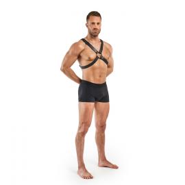Портупея Bedroom Fantasies: Lionel Bondage Harness, чорна - 4