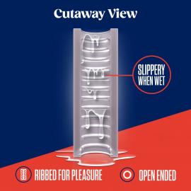 Мастурбатор Rize by Blush - Ribz Glow in the Dark Masturbator - Clear - 2
