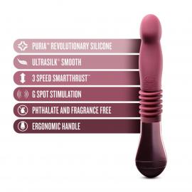 Пульсатор Temptasia by Blush - Trixie Thrusting Dildo - Wine Red - 5