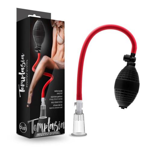 Вакуумная помпа для клитора Temptasia by Blush - Beginner's Clitoral Pumping System - Black