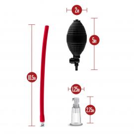 Вакуумна помпа для клітора Temptasia by Blush - Beginner's Clitoral Pumping System - Black - 5