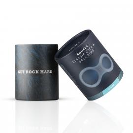 Эрекционное кольцо Boners Classic Cock & Ball Ring - Grey - 2