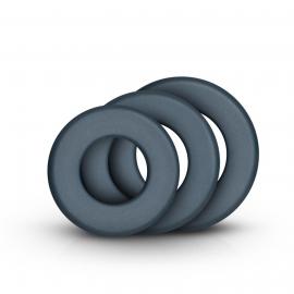 Набор эрекционных колец Boners 3-Piece Hefty Cock Ring Set - 4