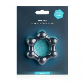 Эрекционное кольцо Boners Hexagon Cock Ring - 3