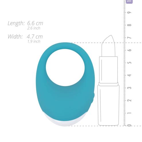 Эрекционное кольцо Cala Azul - Jose Vibrating Cockring