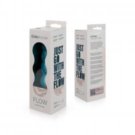Скляний ділдо Gildo Ocean Flow - 5