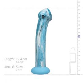 Скляний ділдо Gildo Ocean Ripple - 2