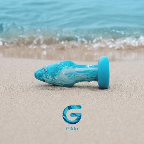 Стеклянная анальная пробка Gildo Ocean Curl