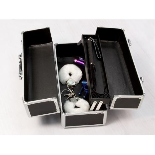Большой кейс для хранения секс-игрушек BMS Factory Large Lokable Vibrator Case Black