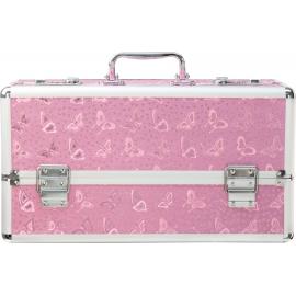 Великий кейс для секс-іграшок BMS Factory Large Lokable Vibrator Case Pink, кодовий замок - 2