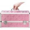 Великий кейс для секс-іграшок BMS Factory Large Lokable Vibrator Case Pink, кодовий замок