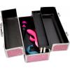 Великий кейс для секс-іграшок BMS Factory Large Lokable Vibrator Case Pink, кодовий замок