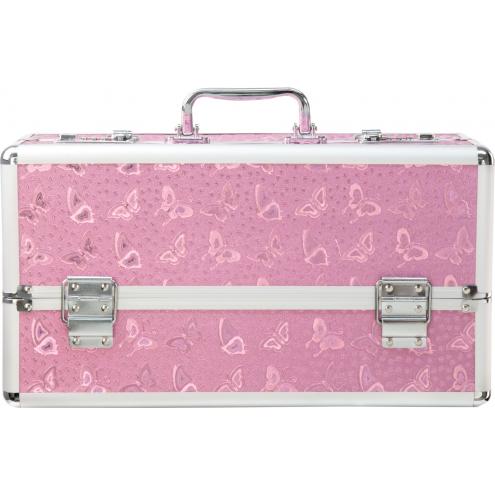 Великий кейс для секс-іграшок BMS Factory Large Lokable Vibrator Case Pink, кодовий замок