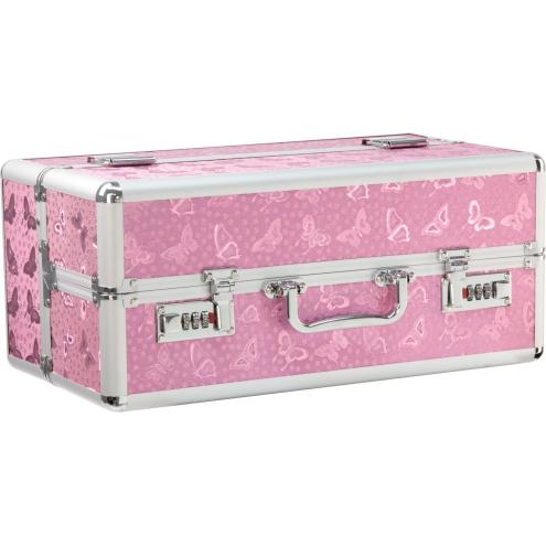 Великий кейс для секс-іграшок BMS Factory Large Lokable Vibrator Case Pink, кодовий замок