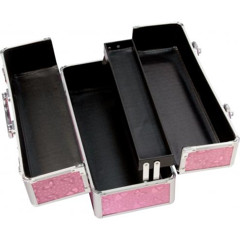 Великий кейс для секс-іграшок BMS Factory Large Lokable Vibrator Case Pink, кодовий замок