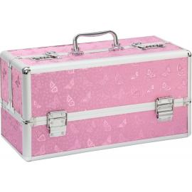Великий кейс для секс-іграшок BMS Factory Large Lokable Vibrator Case Pink, кодовий замок - 1