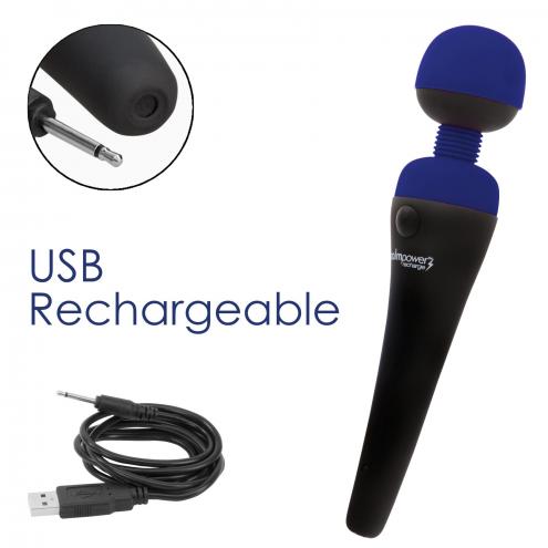 Вібромасажер PalmPower Recharge Blue