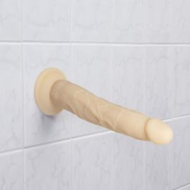 Фалоімітатор Naked Addiction — 9 Silicone Dual Density Bendable Dildo Vanill - 7