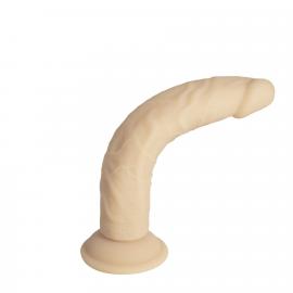 Фалоімітатор Naked Addiction — 9 Silicone Dual Density Bendable Dildo Vanill - 4