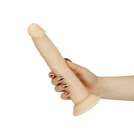 Фалоімітатор Naked Addiction — 9 Silicone Dual Density Bendable Dildo Vanill - 3