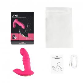 Вібратор із поступальними рухами Fun Town Jive Pink - 4